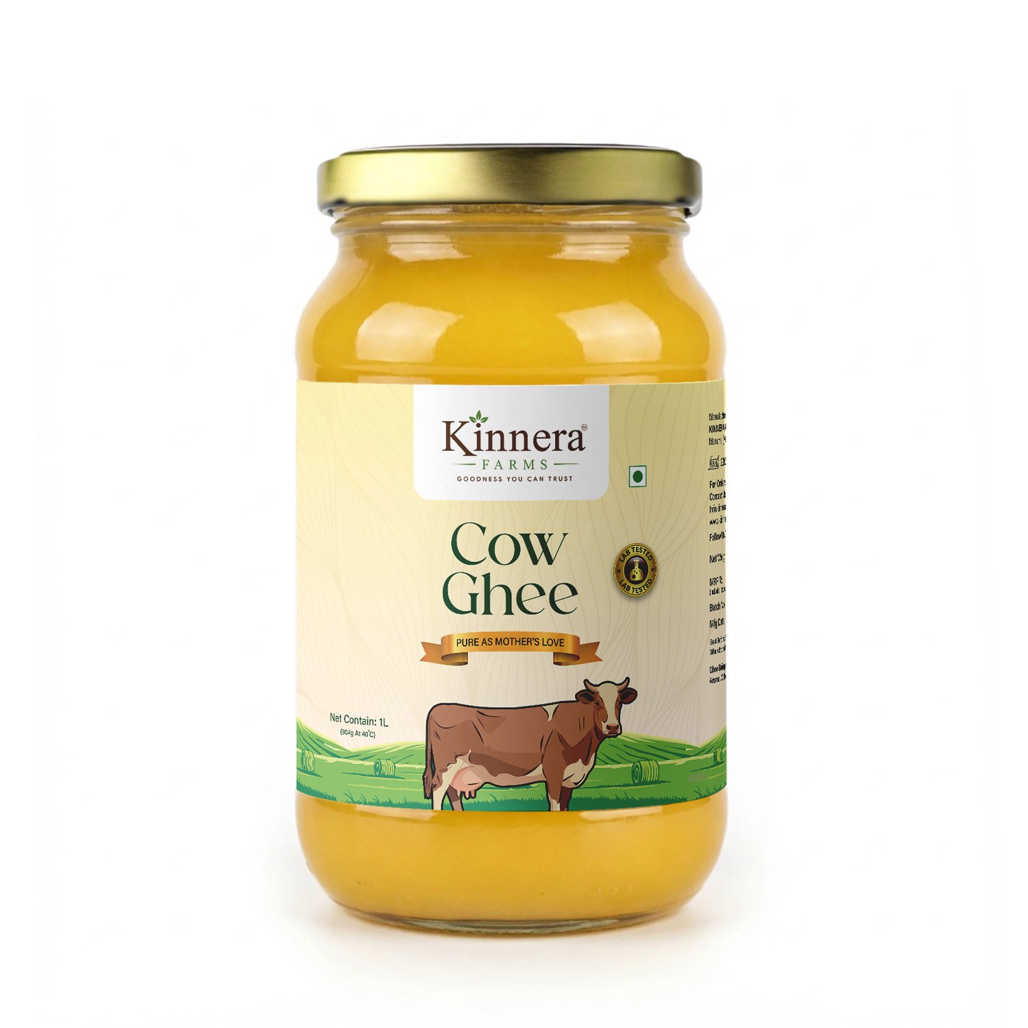1 lit jar cow ghee cow ghee
