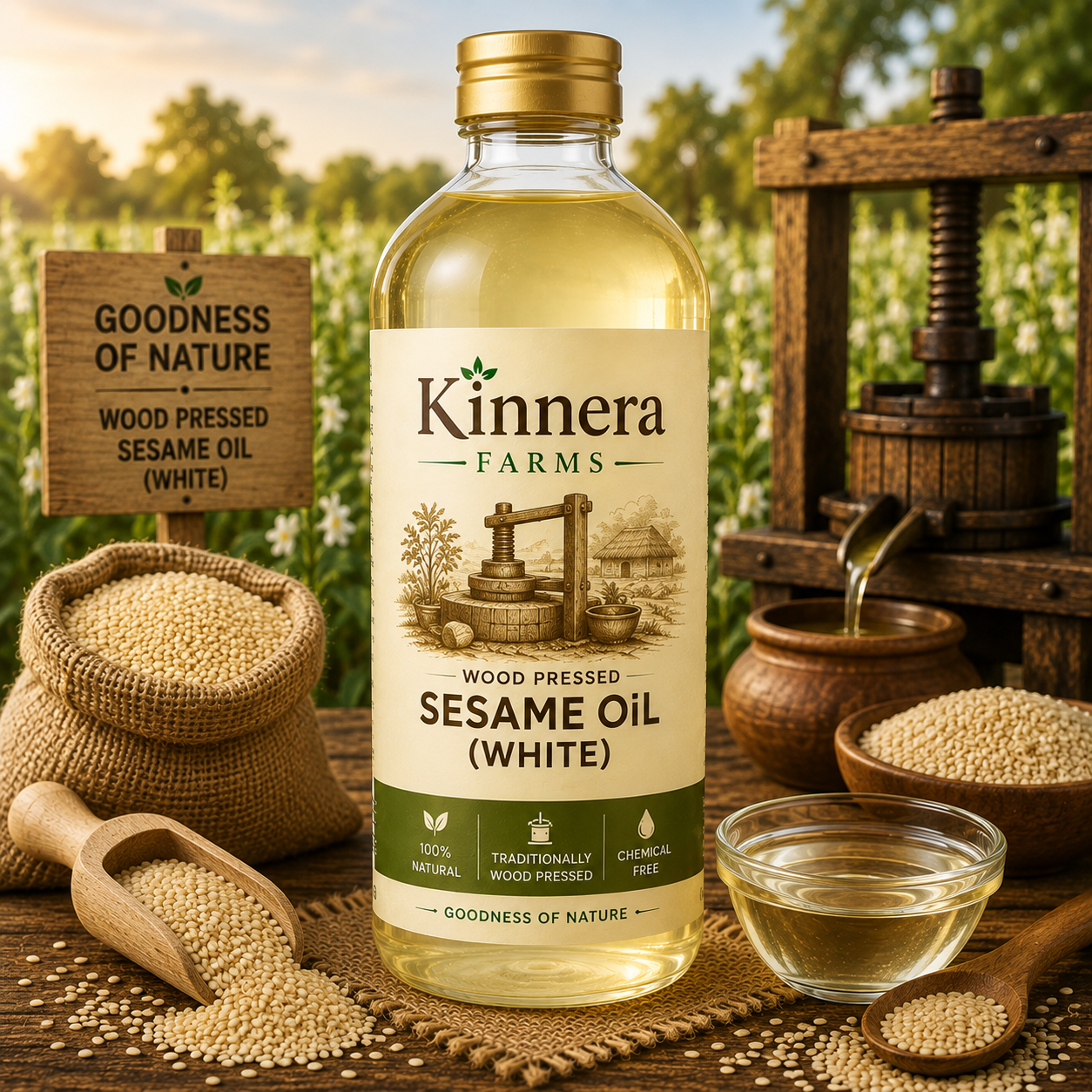 sesame oil(white)